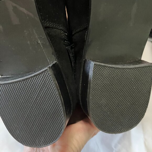 Fitzwell Boots Suede Leather Riding Boots Wide Calf Boot Size 8.5 NEW - Picture 8 of 11